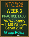 NTC/328 Backup and  Group Policy